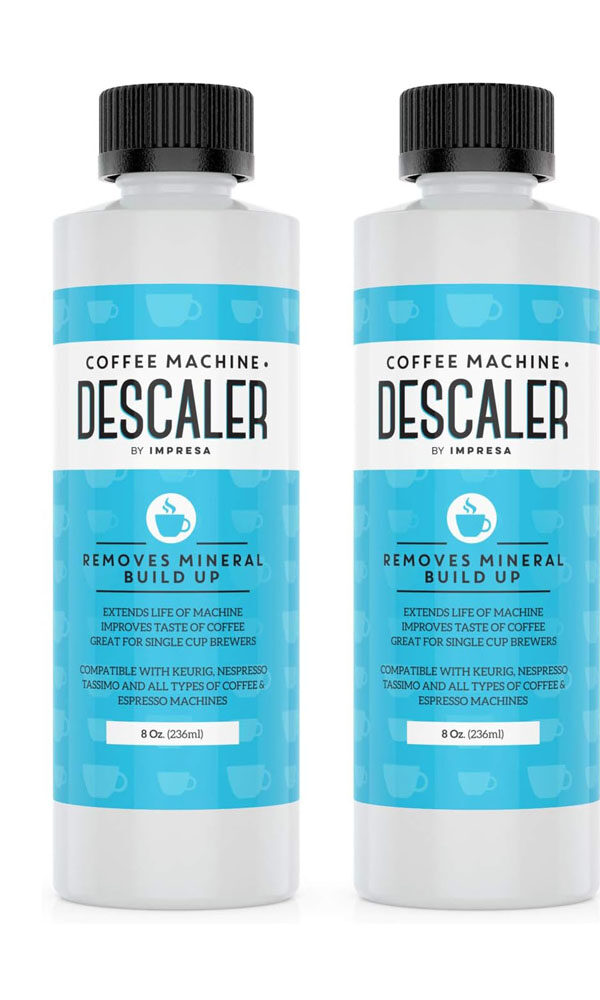 Descaler (2 Pack, 2 Uses Per Bottle) - Made in the USA