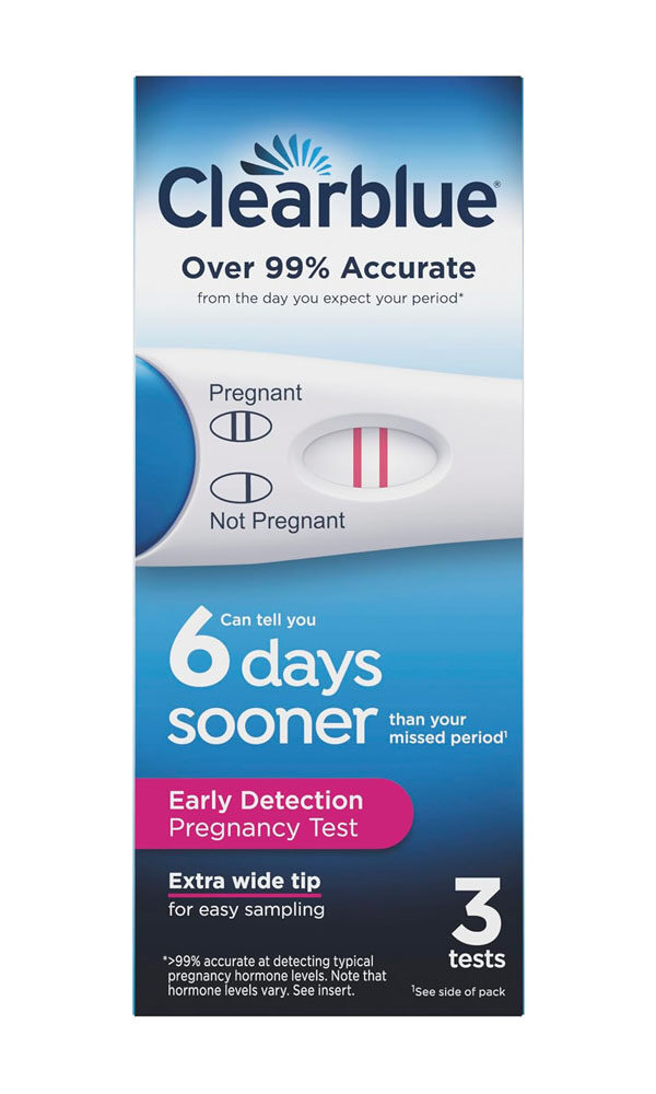 Clearblue Early Detection Pregnancy Test, 3ct